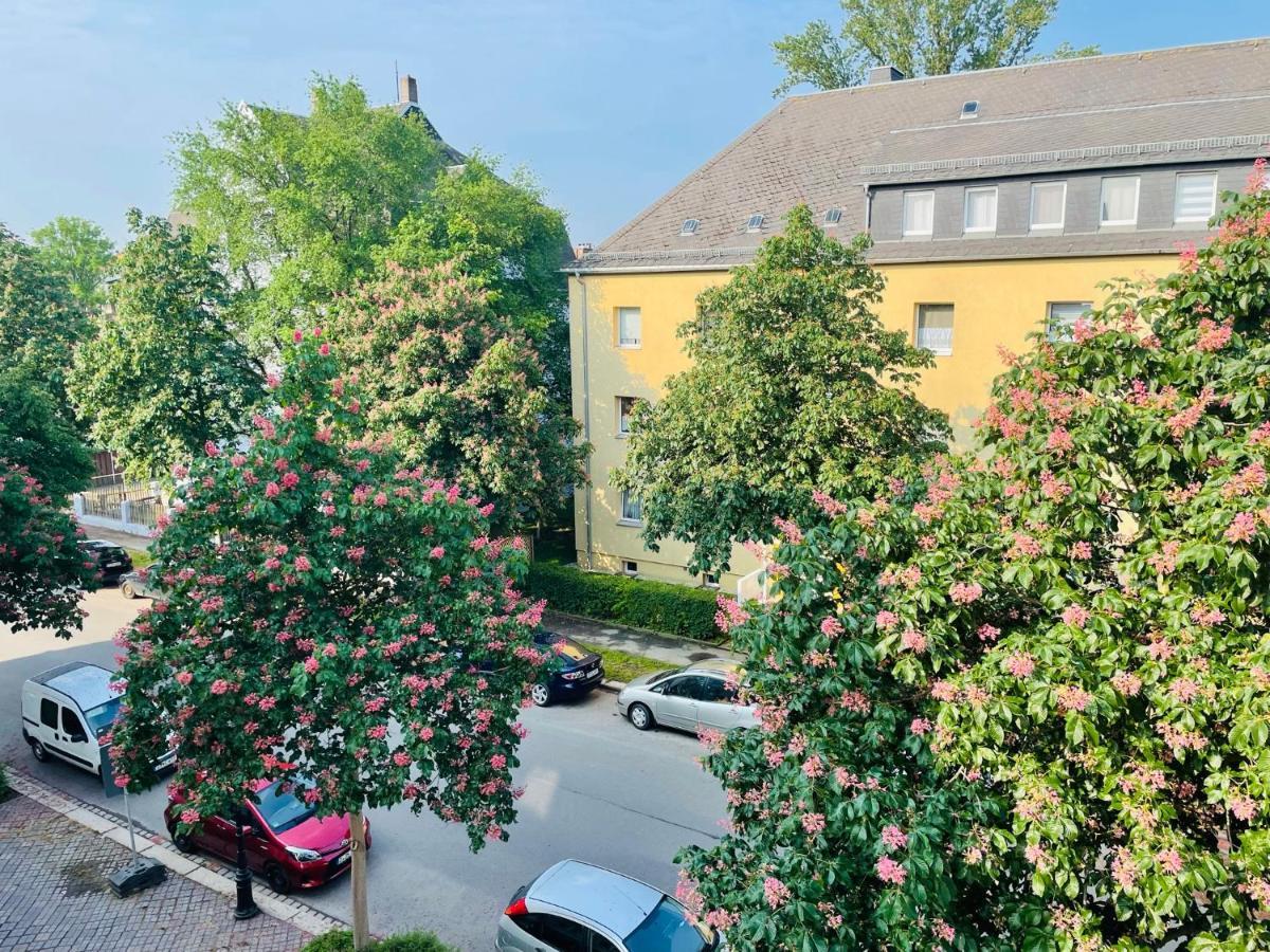 "Glueck Auf" Lichtdurchflutete Schicke Ferienwohnung In Zwickau Buitenkant foto