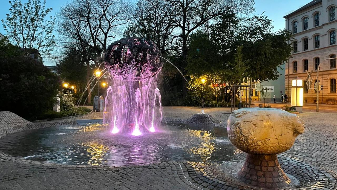 "Glueck Auf" Lichtdurchflutete Schicke Ferienwohnung In Zwickau Buitenkant foto