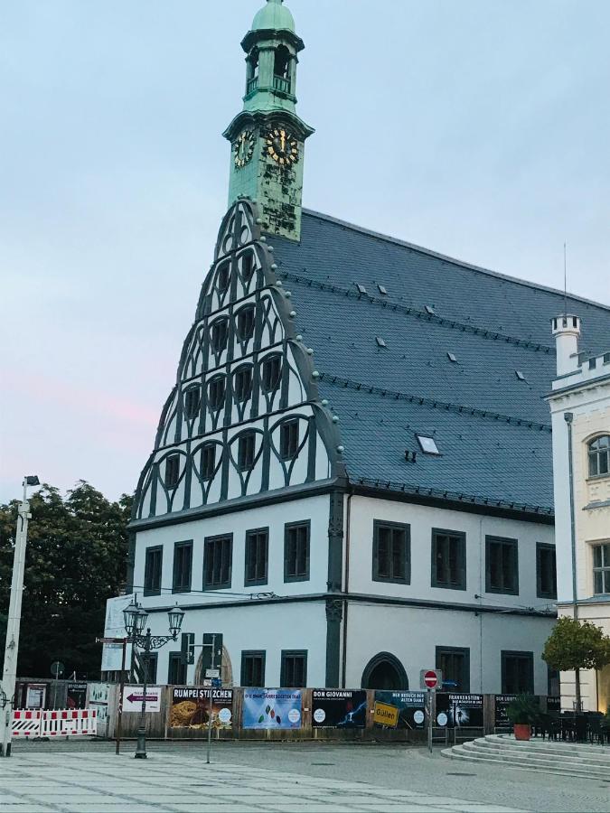 "Glueck Auf" Lichtdurchflutete Schicke Ferienwohnung In Zwickau Buitenkant foto