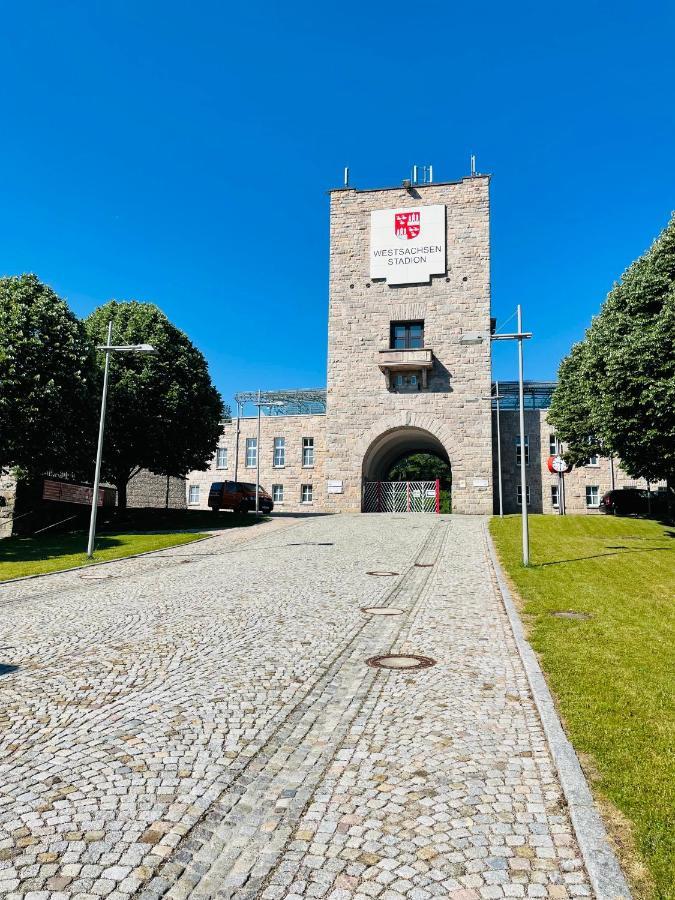 "Glueck Auf" Lichtdurchflutete Schicke Ferienwohnung In Zwickau Buitenkant foto